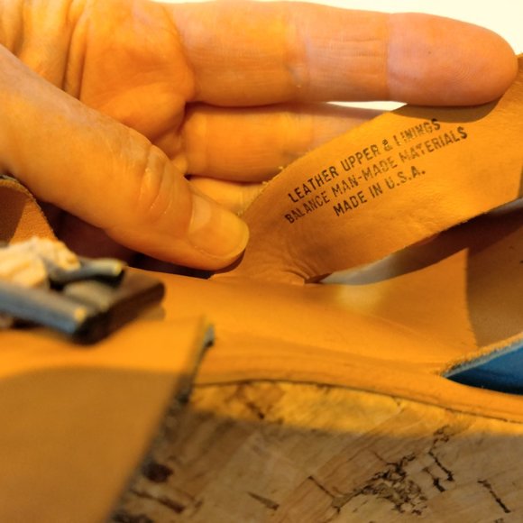 Almost NWOT Kork Ease Ava 2.0 Wedge Sandal Turquoise Blue with Cork 10 42 - Picture 10 of 10